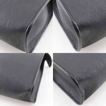 Dior Honeycomb Pattern Vintage Black Clutch