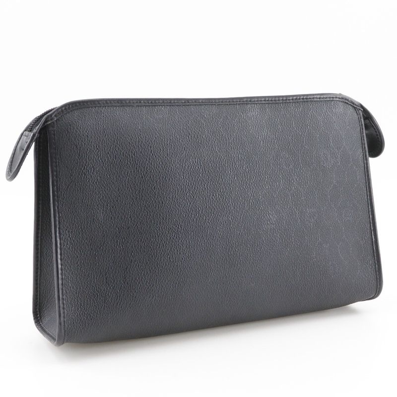Dior Honeycomb Pattern Vintage Black Clutch
