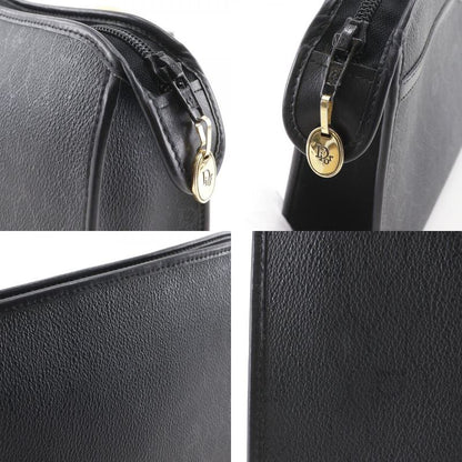 Dior Honeycomb Pattern Vintage Black Clutch