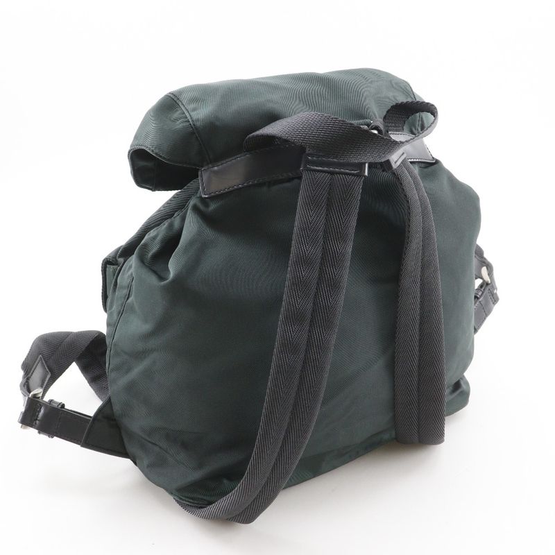 Prada Nylon Green Backpack