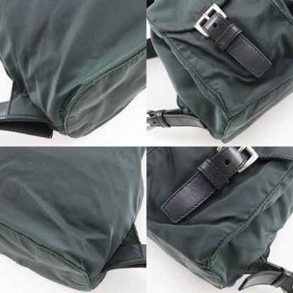 Prada Nylon Green Backpack