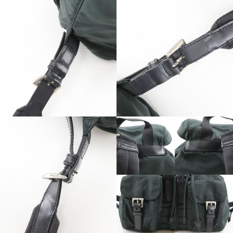 Prada Nylon Green Backpack