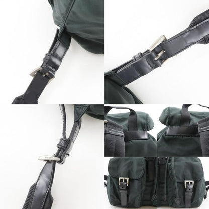 Prada Nylon Green Backpack