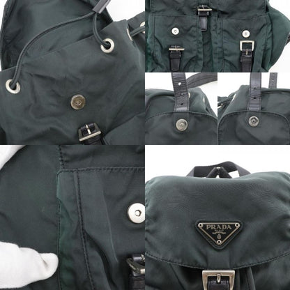Prada Nylon Green Backpack