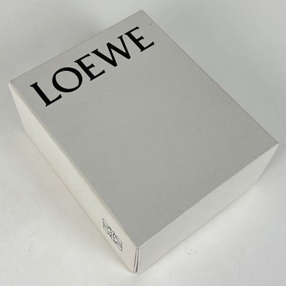 Loewe Scarf Anagram Wool Silk Polyurethane Navy
