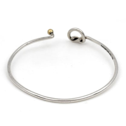 Tiffany & Co. Hook Eye Bracelet Love Knot Bangle