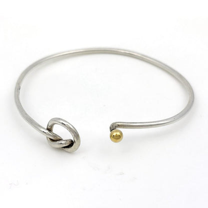 Tiffany & Co. Hook Eye Bracelet Love Knot Bangle