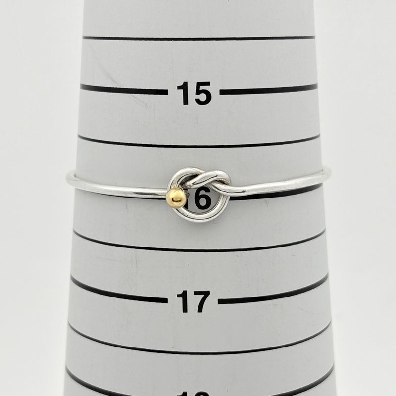 Tiffany & Co. Hook Eye Bracelet Love Knot Bangle