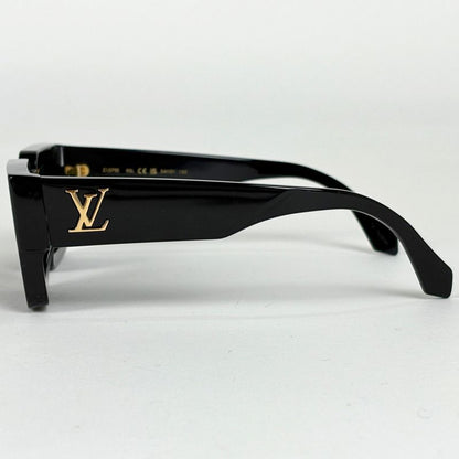 Louis Vuitton LV Crush Square LV Initial Eyewear Sunglasses Plastic Black