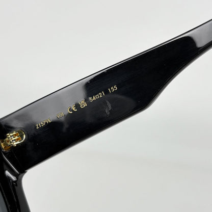 Louis Vuitton LV Crush Square LV Initial Eyewear Sunglasses Plastic Black