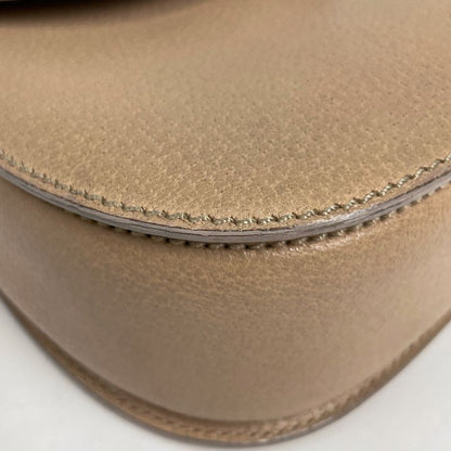 Gucci Bamboo Handbag Vintage Leather Beige