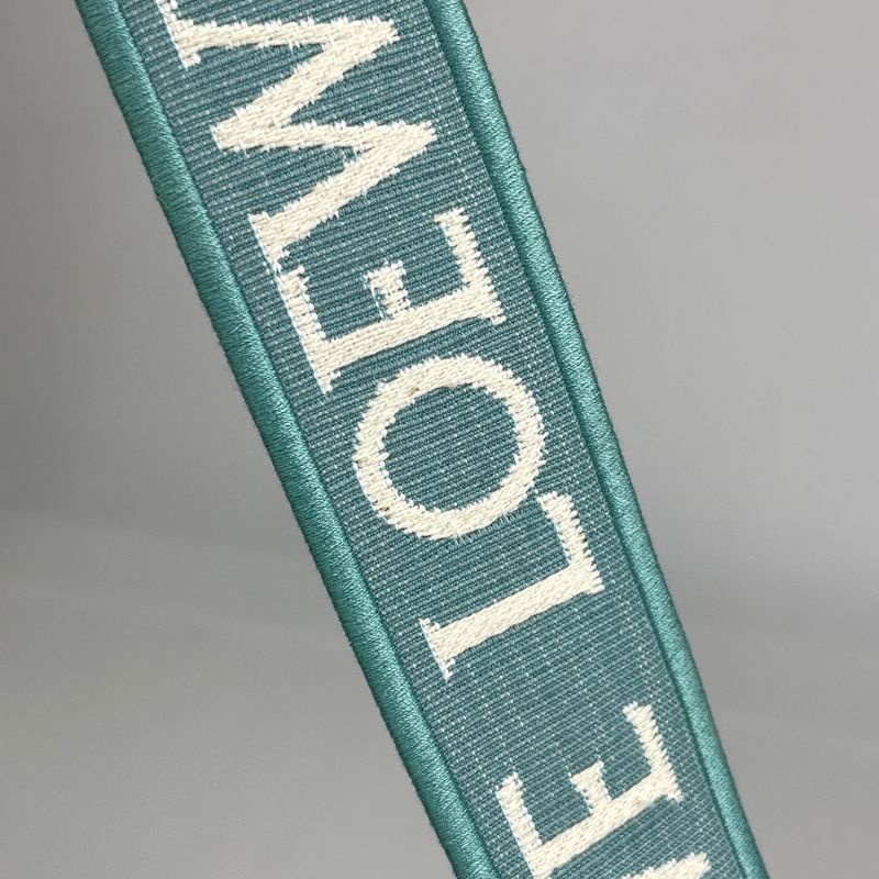 Loewe Cubby Cross Small Anagram Leather Blue Shoulder Bag