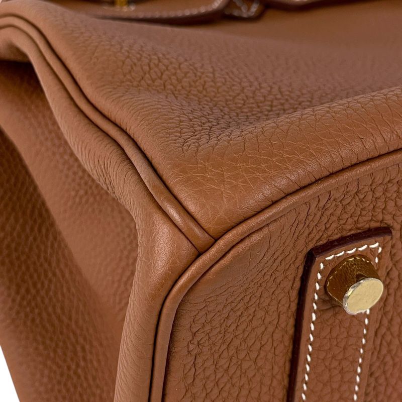 Hermes Birkin 35 Handbag Togo Brown