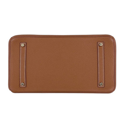Hermes Birkin 35 Handbag Togo Brown