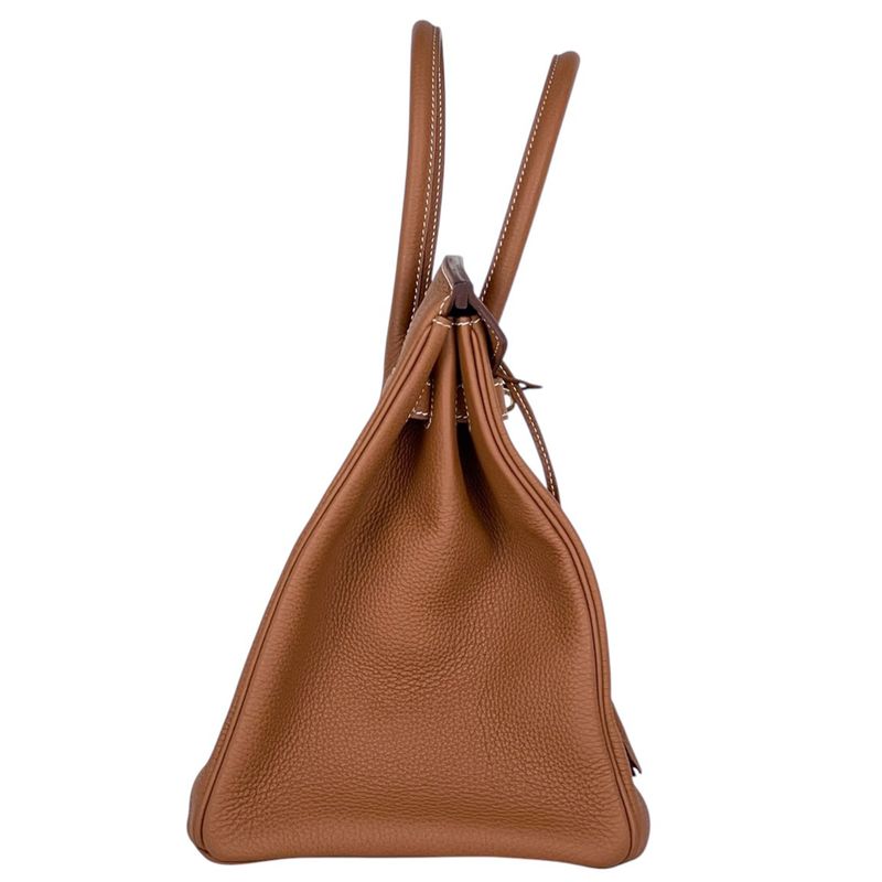 Hermes Birkin 35 Handbag Togo Brown