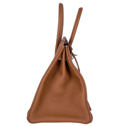 Hermes Birkin 35 Handbag Togo Brown