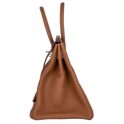 Hermes Birkin 35 Handbag Togo Brown
