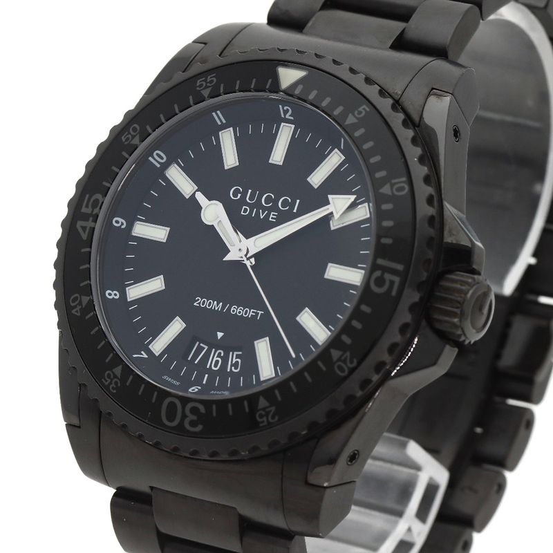 Gucci 136.2 Dive Watch SS