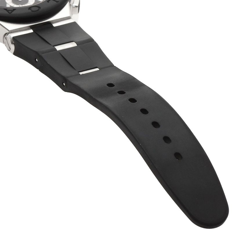 Bvlgari Diagono Chronograph Watch SS Rubber