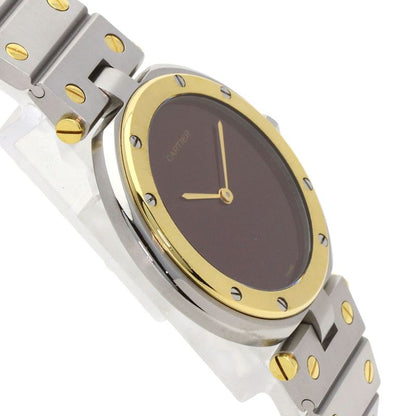 Cartier Santos Vendome LM Watch SS 18K Yellow Gold