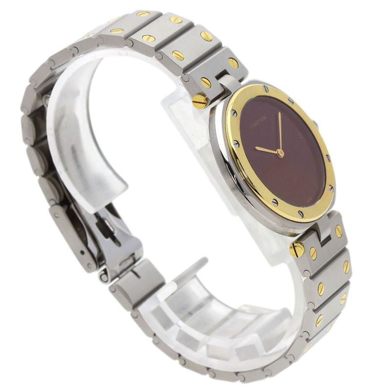 Cartier Santos Vendome LM Watch SS 18K Yellow Gold
