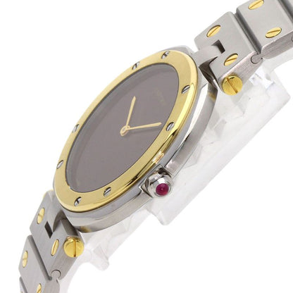 Cartier Santos Vendome LM Watch SS 18K Yellow Gold