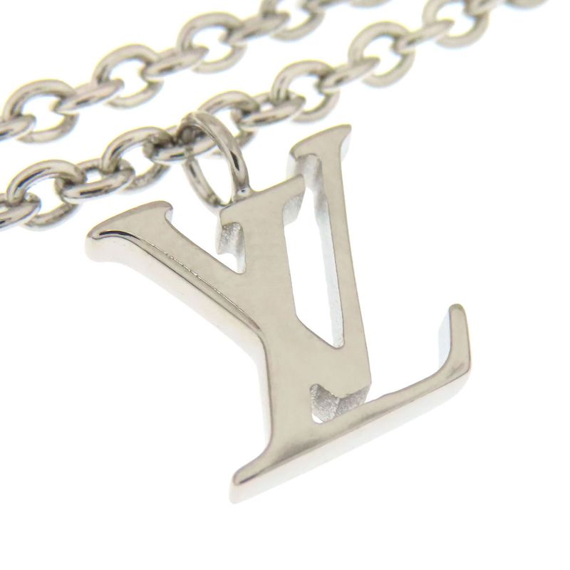 Louis Vuitton Pendant LV & Paris Eiffel Tower Necklace Metal