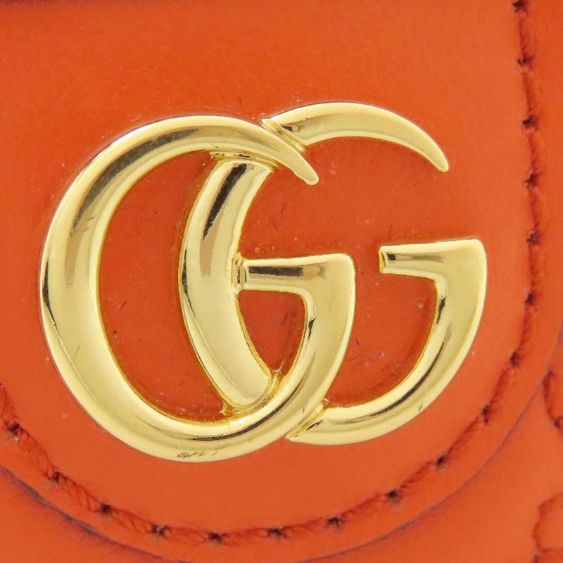 Gucci GG Matelasse Card Case Leather