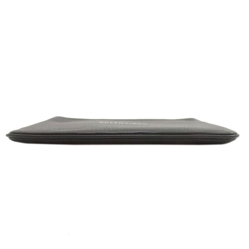 Balenciaga Logo Pouch Leather