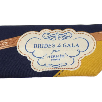 Hermes Twilly Brides de Gala Scarf Silk Navy