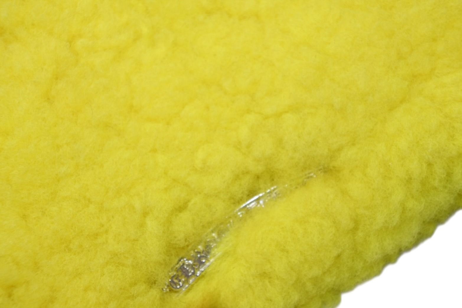 Chrome Hearts Fur Pouch Dagger Zip Scroll Label Logo Yellow 925 Sterling Silver — view 6