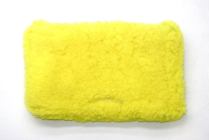 Chrome Hearts Fur Pouch Dagger Zip Scroll Label Logo Yellow 925 Sterling Silver — view 3