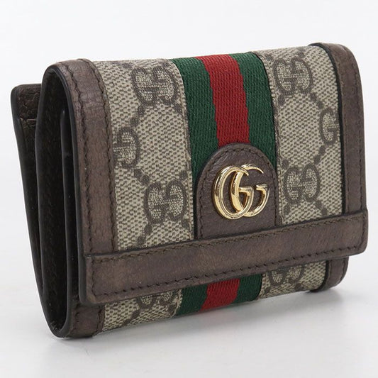 Gucci Ophidia Trifold Wallet GG Supreme