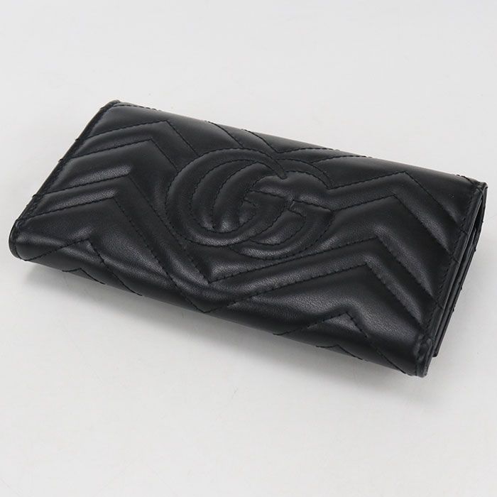 Gucci Continental Wallet Double Bifold Leather