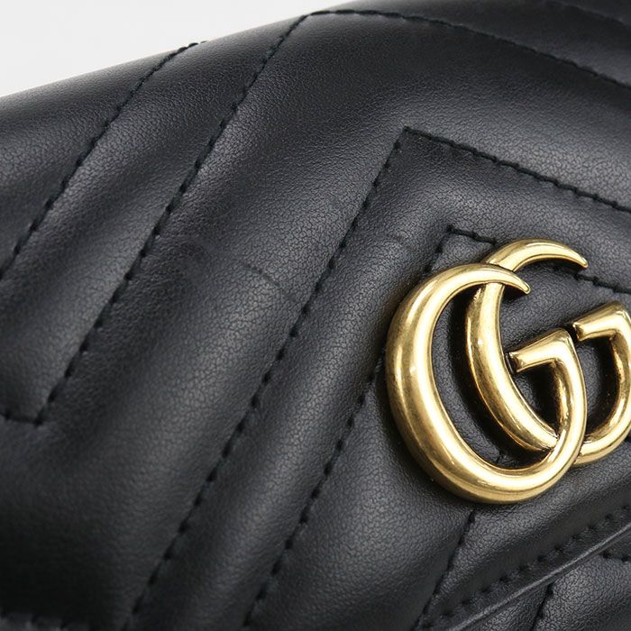 Gucci Continental Wallet Double Bifold Leather