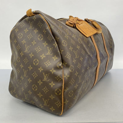 Louis Vuitton Boston Bag Monogram Keepall 60 Brown