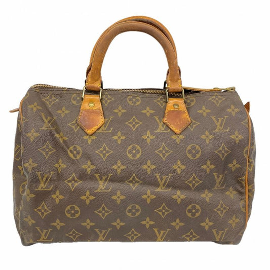 Louis Vuitton Handbag Monogram Speedy 30 Brown