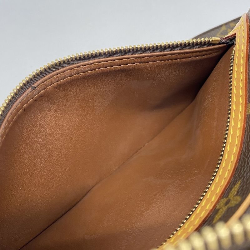 Louis Vuitton Clutch Monogram Marly Dragonne GM Brown