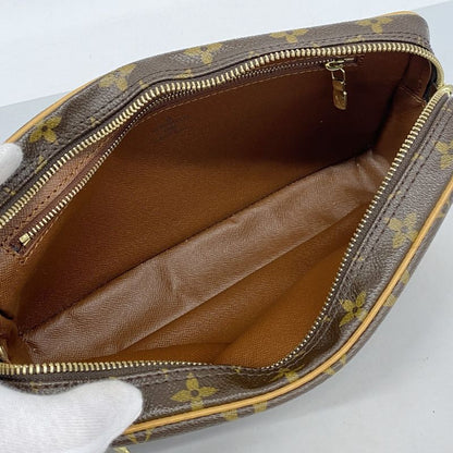 Louis Vuitton Clutch Monogram Marly Dragonne GM Brown