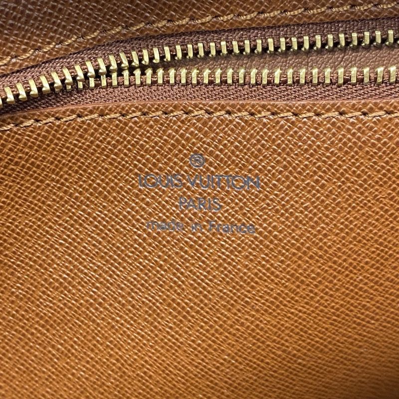 Louis Vuitton Clutch Monogram Marly Dragonne GM Brown