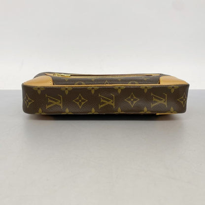 Louis Vuitton Clutch Monogram Marly Dragonne GM Brown