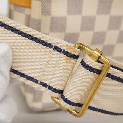 Louis Vuitton Shoulder Bag Damier Azur Naviglio White