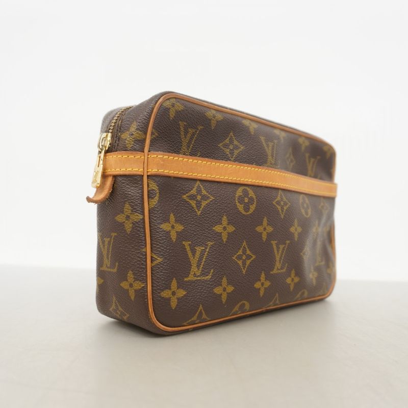 Louis Vuitton Clutch Monogram Compiegne 23 Brown