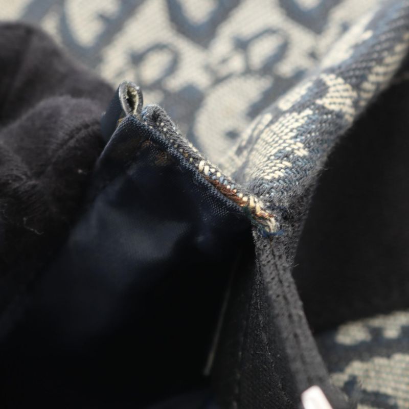 Dior Shoulder Bag Trotter Navy Canvas