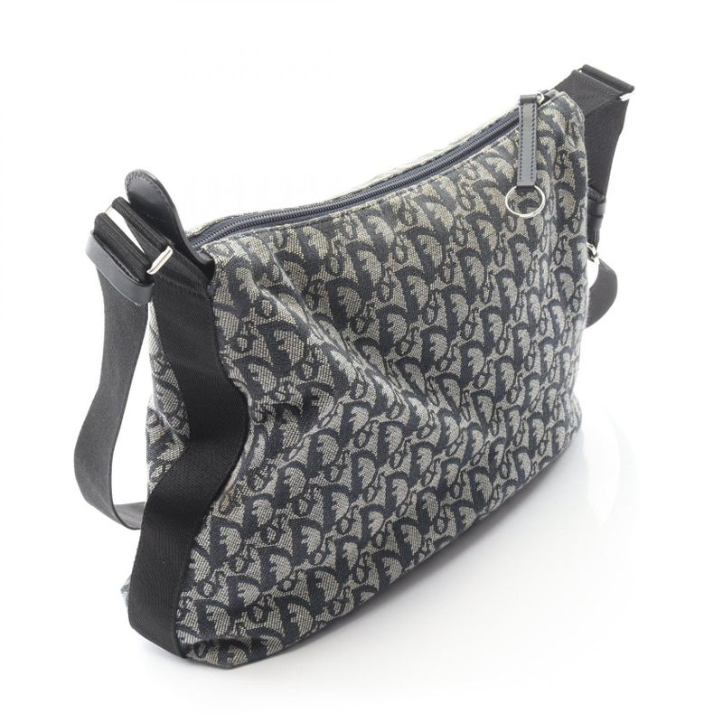 Dior Shoulder Bag Trotter Navy Canvas