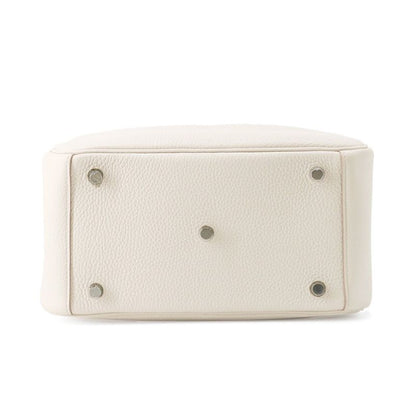 Hermes Lindy 26 Beton Silver Taurillon Clemence 2-Way Handbag