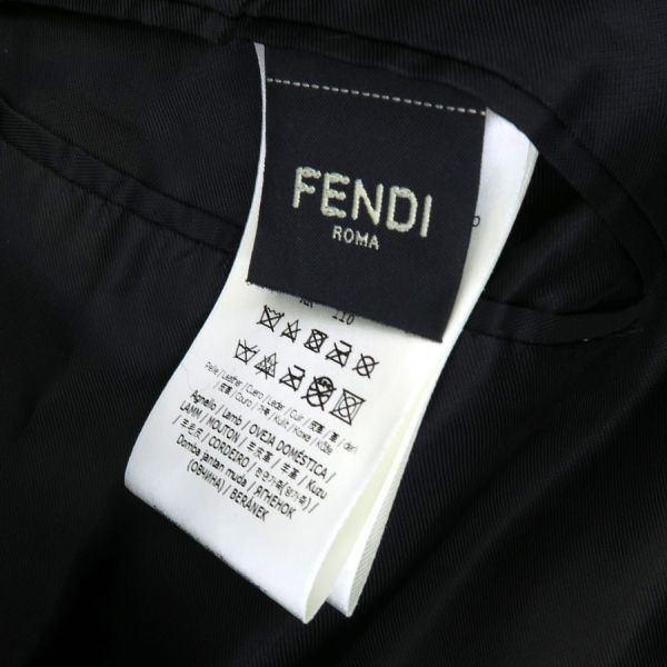 Fendi Riders Jacket Leather 54