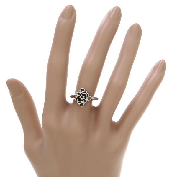 Loewe Anagram Ring Silver