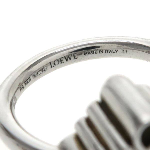 Loewe Anagram Ring Silver