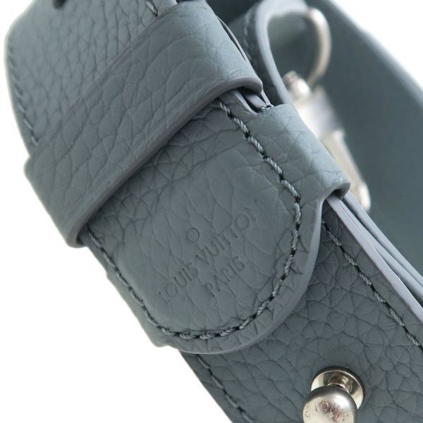 Louis Vuitton Shoulder Strap Leather Gray